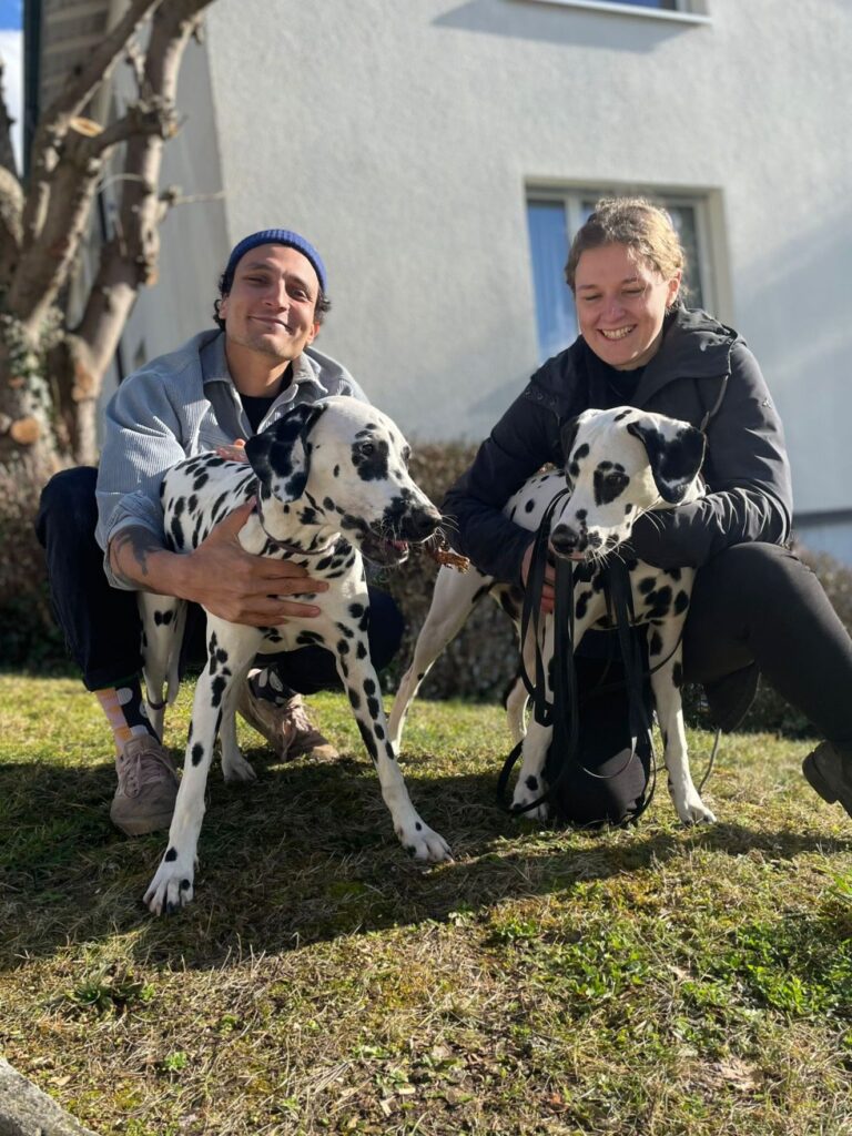 mit Gaèlle in Zürich. Die beiden lieben sich sehr!